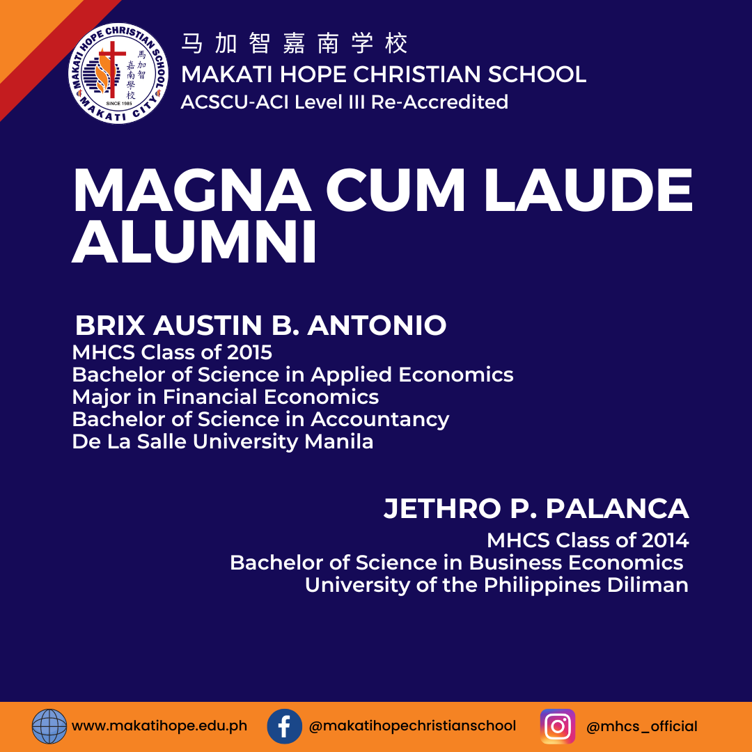 Magna Cum Laude Alumni