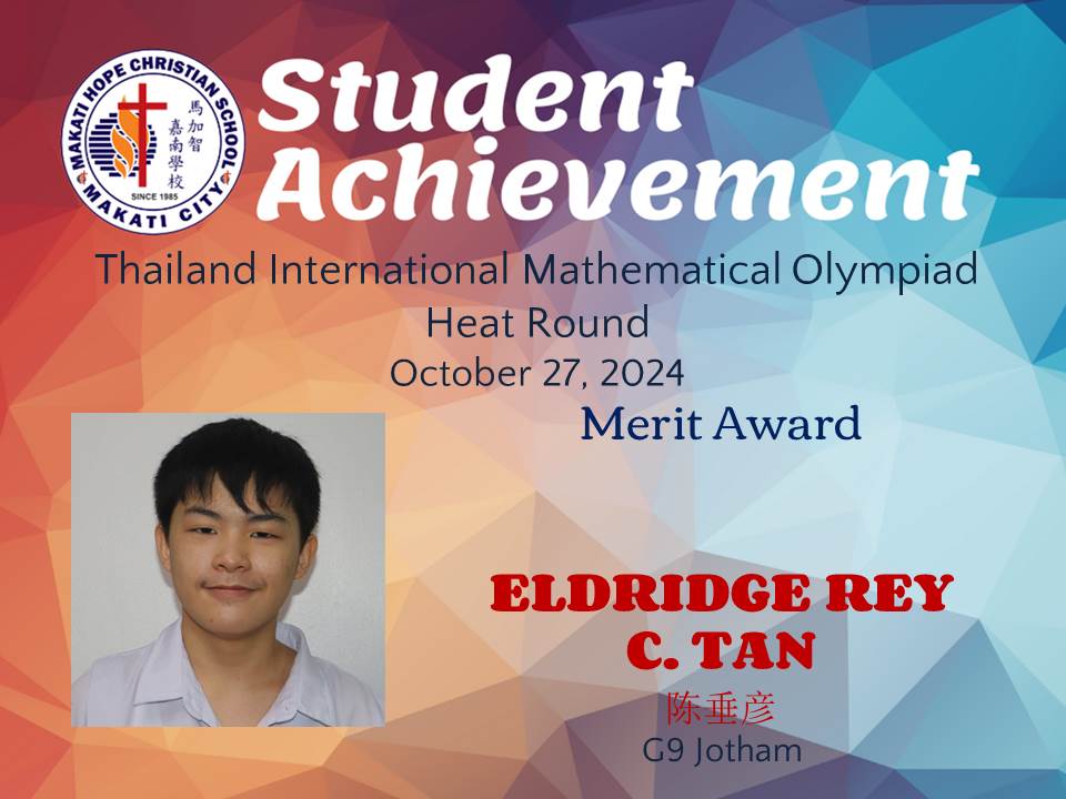 Eldridge Rey C. Tan - TIMO