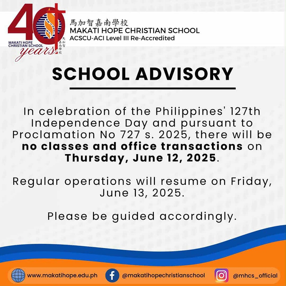 MHCS Advisory on June 11, 2025
